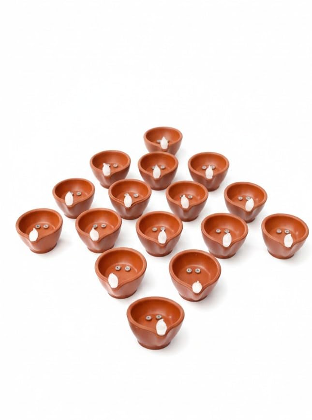 smokeless water sensor led diya lamp (pack of 6)