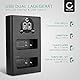 CELLONIC BC-DC15 BC-DC15-E Dual Schnellladegerät kompatibel mit Leica D-LUX D-LUX (Typ 109) D-LUX 7 BP-DC15 BP-DC15-E BP-DC15-TK BP-DC15-U + USB Kabel Akkuladegerät Ladekabel Dual Ladegerät