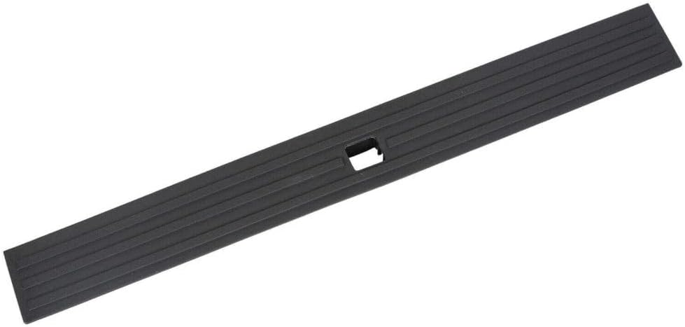 for Ford for F150 /Lariat/Platinum/XL/XLT 2015-2018 & Limited/SSV 2016-2018 & Raptor 2017-2019 Tailgate Moulding Cover with Flexible Step (Black) Rear Painted FL3Z9940602B