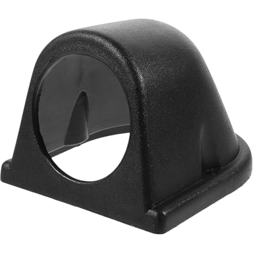 Ipetboom Soporte para Medidor Automotriz de 60 MM Soporte de Calibre Único Negro Carcasa de Plástico Resistente Compatible Panel de Instrumentos de Coche Instalación Fácil y Diseño