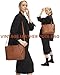 LOVEVOOK Purses Tote Bag for Women, Handbags Large Purses Shoulder Bag, Vintage Leather Work Bags with Multi-Pockets, Designer Hobo Satchel, Brown
