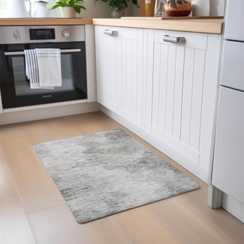 Tapete decorativo Addison Rugs Chantille Silver 1'8" x 2'6" miniatura 2