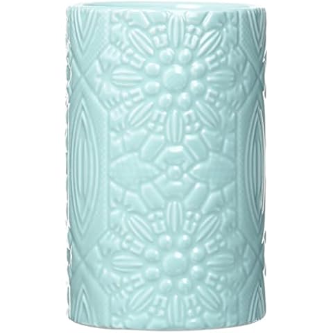 Kleine Wolke Mandalay - Vaso para cepillos de Dientes, diseño de Piedra, Color Verde Cover