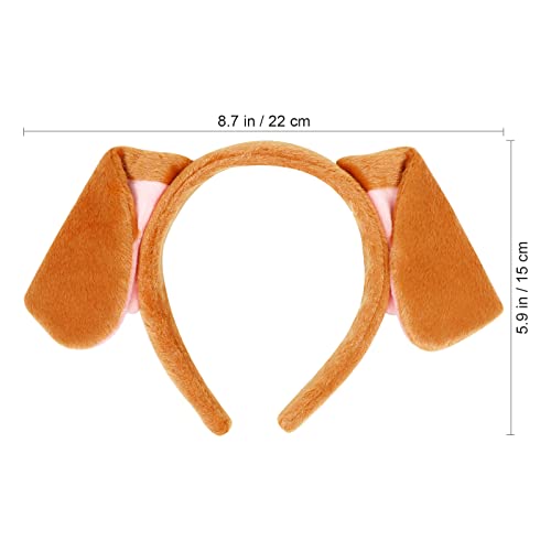 TENDYCOCO Cartoon Puppy Dog Ears Headband Cloth Hair Loop Role-Playing Prop for Kids Cosplay Party Accessory - Image 2