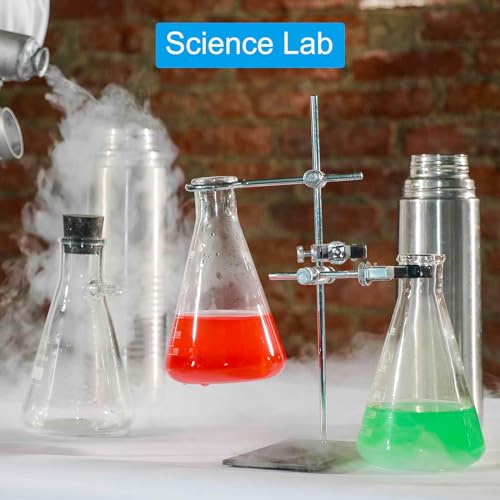 Fiole Erlenmeyer pour expérience de chimie PATIKIL 2 pièces