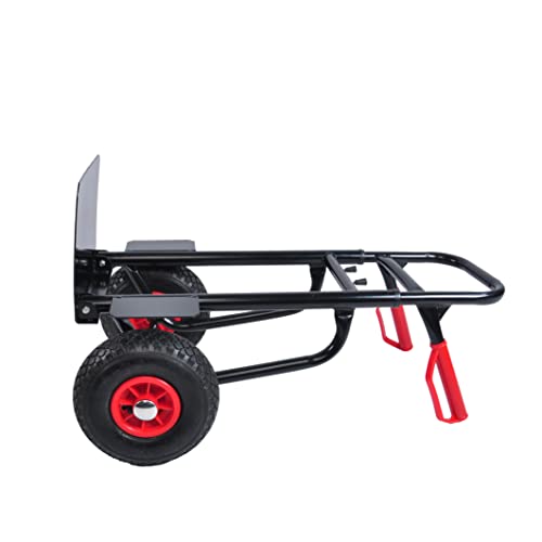 Carretilla de mano resistente con ruedas de goma 10 pulgadas miniatura 6