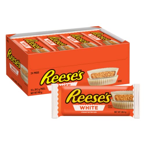 Reeses Peanut Butter Cup - Erdnussbutter-Cups weiße Schokolade: 24 Stück (24 x 39,5 g)