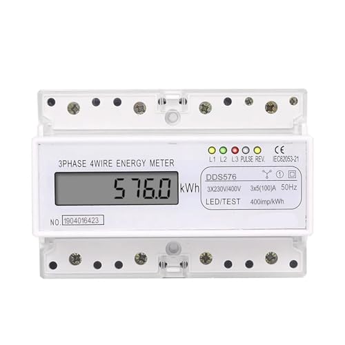 �O�� 4 �����f�W�^���d���d�͌v KWh �}�E���g AC 380V 400V 100A 50Hz 1 ��(Digital type DDS576)