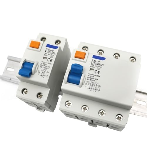 Interrupteur différentiel 4P 32A 30mA pour tableau électrique domestique - 4