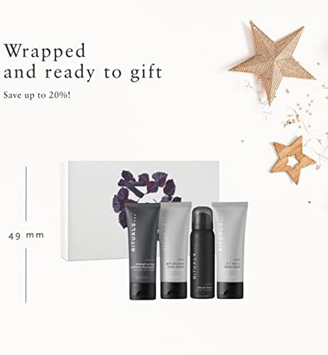RITUALS Gift Set For Men from The Homme Collection, Small - With Cedar Wood & Vitamin E Complex - Stimulating & Invigorating Properties