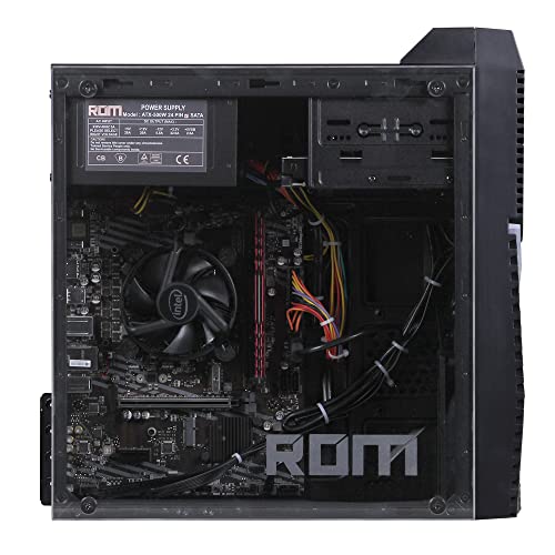ROM Desktop (Intel Pentium Gold 10th Generation G6400 4.0Ghz/8 GB DDR4 Ram/1 TB Hard Disk/WiFi/DOS/Black), X3IN, Medium - Image 3