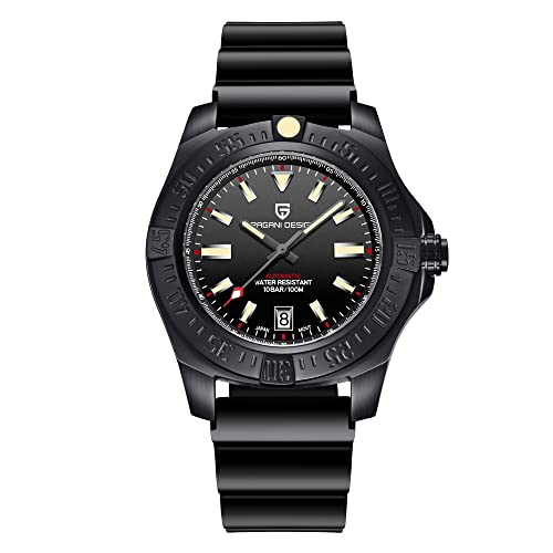 Pagani Design Montre Homme Mécanique Automatique Remontage Automatique Montre Étanche avec Saphir Synthétique Montres Lumineuse Homme Cover
