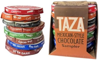 Organic Mexicano Disc Stone Ground, Variety Pack, 1.35 Ounce (8 Count), Vegan