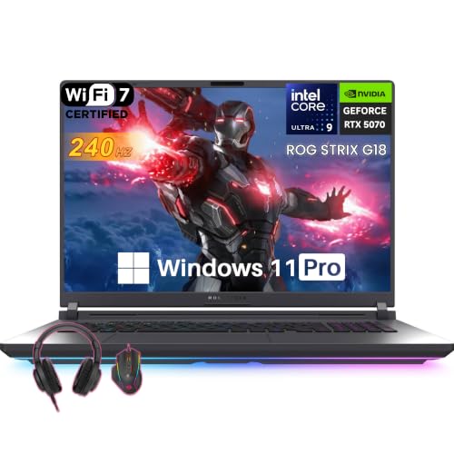 Image of ASUS ROG Strix G18 Gaming Laptop 8GB GDDR7 RTX 5070, 64GB DDR5, 4TB SSD