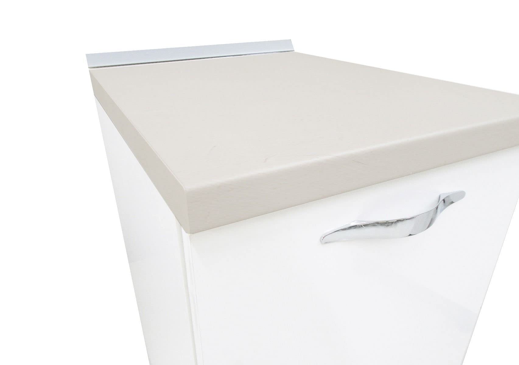 My Brand Germanvox Cucina Componibile, base, pensile, mobile lavello e incasso forno e piano cottura, colapiatti Bianco lucido (BASE 30 CM)