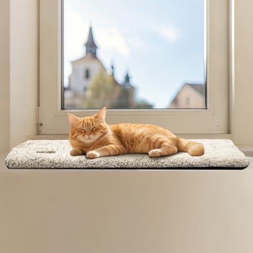 Mora Pets Katzen Fensterliege Katzenbett Fensterbank Selbstheizende...