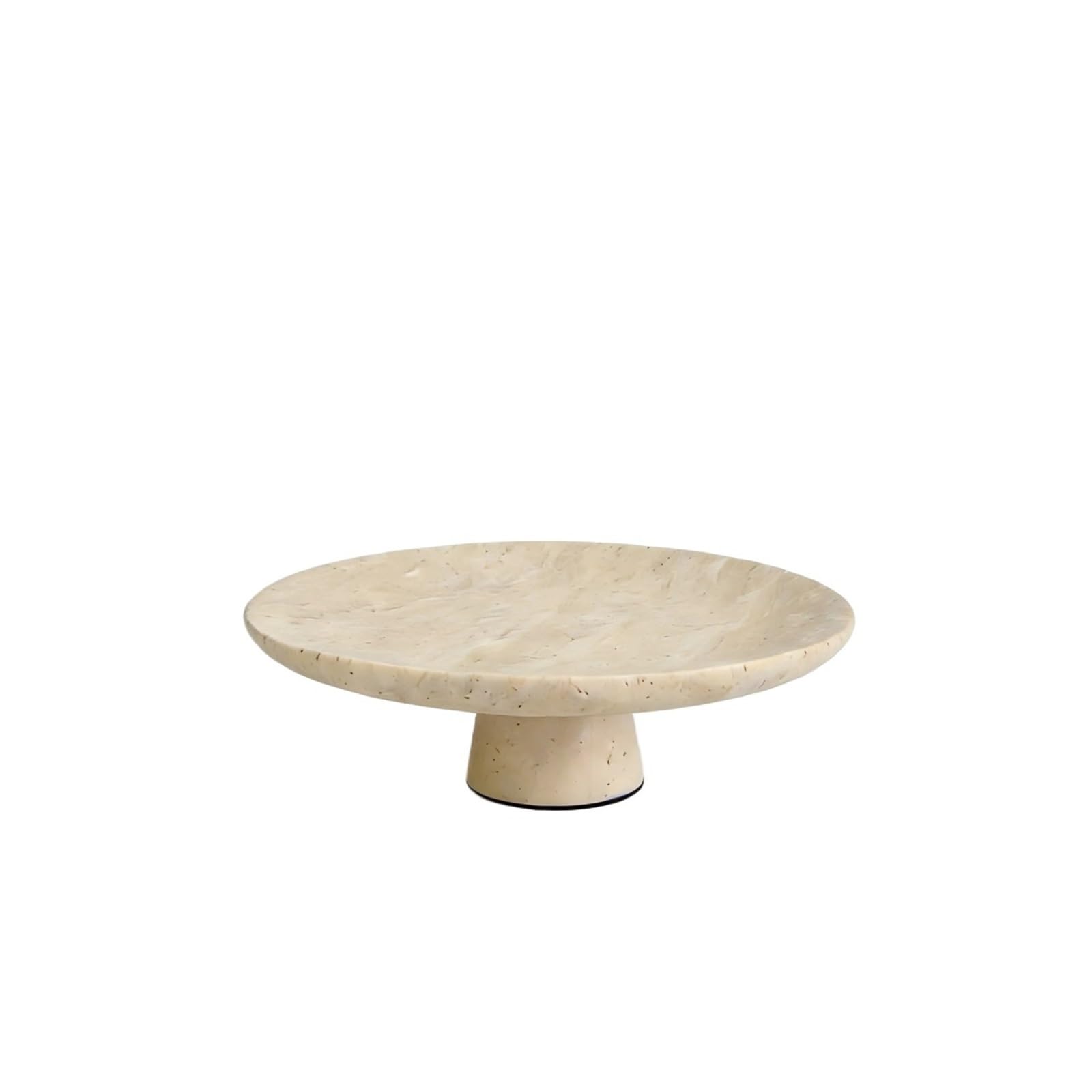 Bathroom Stone Tray Calacatta Viola Marble Pedestal Stand Versatile Soap, Vanity Tray Organizer for Bathroom, Home Decor, Travertine Stone(Travertine)