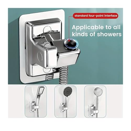 Support de pomme de douche sans perçage avec bâton adhésif puissant