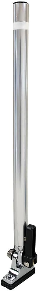 1672DP0ALU - Aftermarket Replacement 14 Inch Folding Mount Pole Light - White All Round Light With Quick Adjust Mount Compatible with Perko