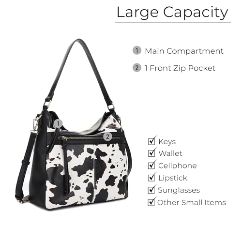 Image of JESSIE & JAMES | Dakota Top Handle Concealed Carry Hobo Purse with Adustable Shoulder Strap
