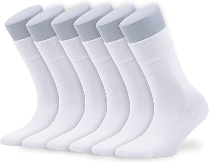 Buy KAMI Diabetic Bamboo Socks For men, Lymphedema Swollen Feet Leg