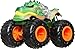 Hot Wheels Toy Cars & Monster Trucks, Sharks vs. Dinos Multipack with 2 Big Rigs, 2 1:64 Scale Monster Trucks & 2 1:64 Scale Hot Wheels Vehicles