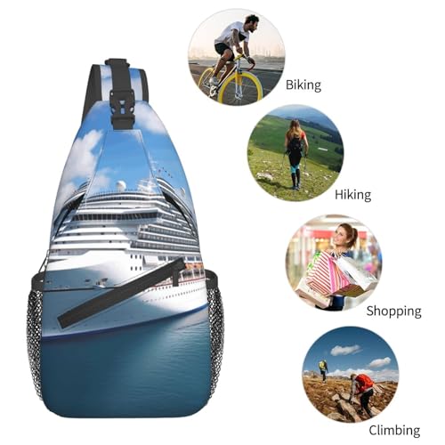 Bolso cruzado tipo mochila para senderismo y viajes miniatura 5