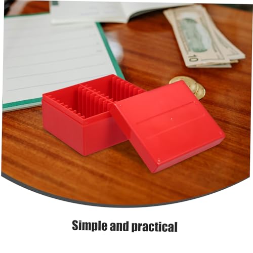 Caja de plástico para monedas con compartimentos Angoily miniatura 6