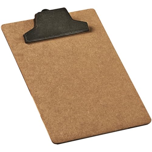 Prancheta, Acrimet, Duratex, A5, Com Prendedor Plástico, Caixa Com 6 Unidades