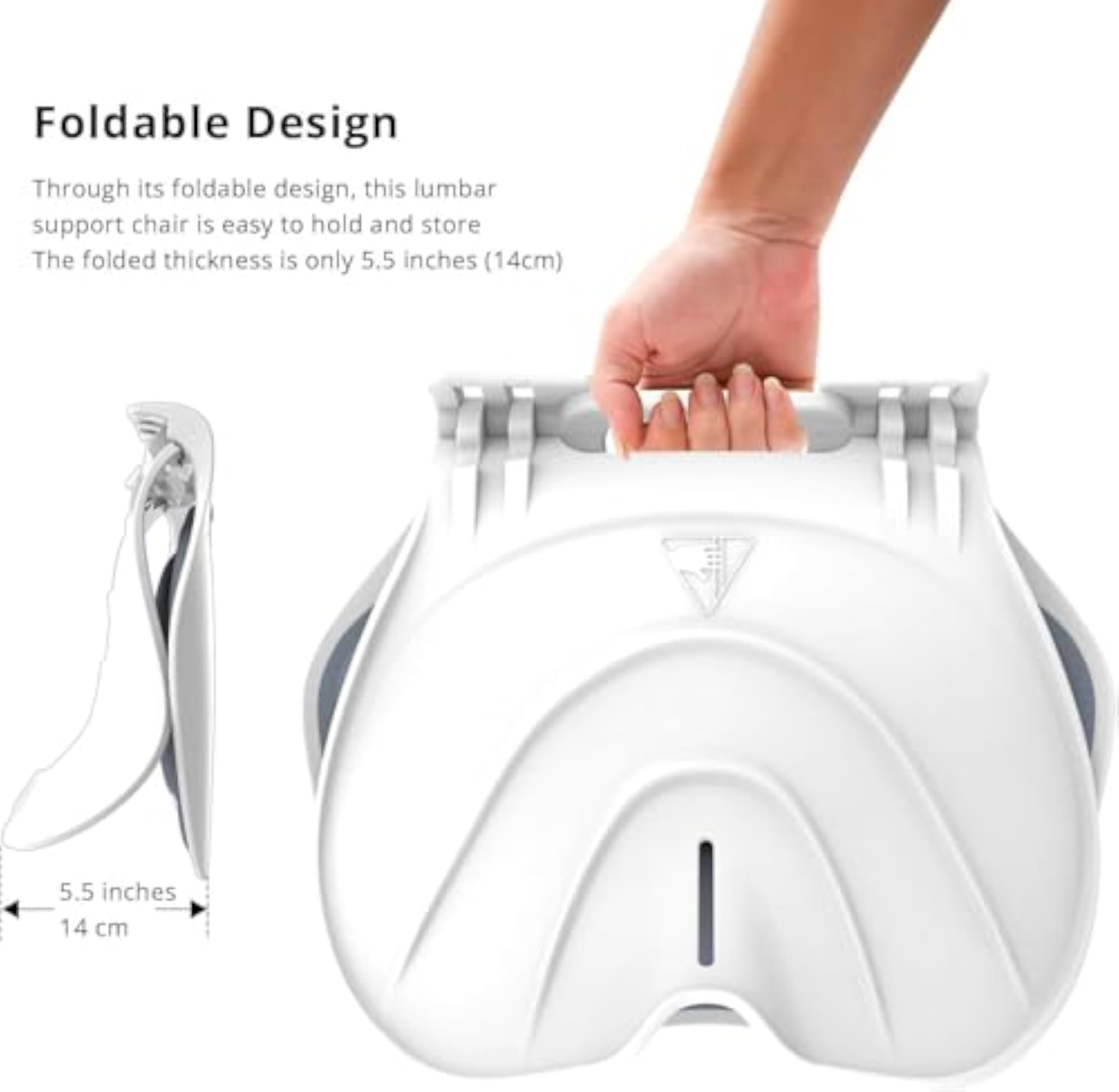 Foldable Lumber Back Support & Posture Corrector Cushion