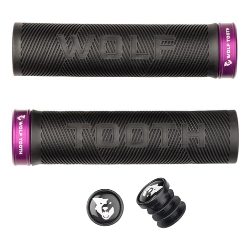 Wolf Tooth Echo Lock-On Grip – Black Grip with Orange Collar by Wolf Tooth - Image 4