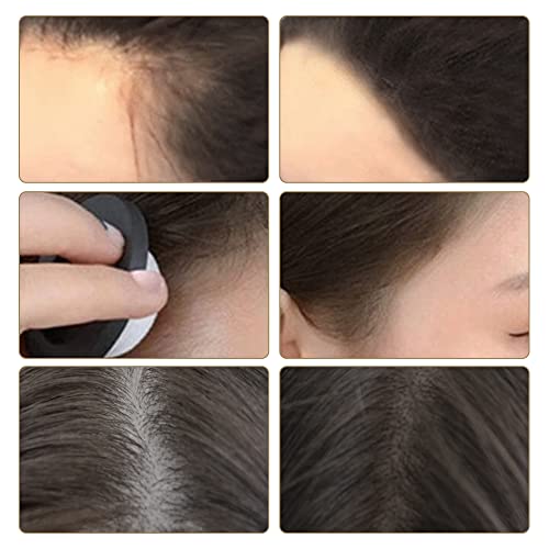 Volluck Root Touch Up Hair Powder Root Cover Up Hairline Shadow Powder Stick, Root Touch Up Dark Brown For Thinning Hair For Women And Men, Bald Spots, Eyebrows, Beard Line, Dark-Brown #TOP2