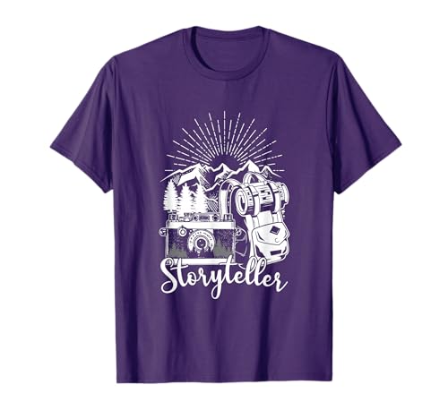 Storyteller Photographer Nature Mountains Photography Photo T-Shirt