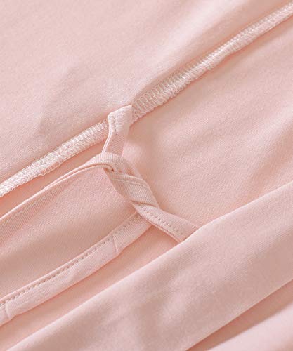 Latuza Women's Bamboo Viscose Nursing Nightgown And Robe Set L Pink #TOP4