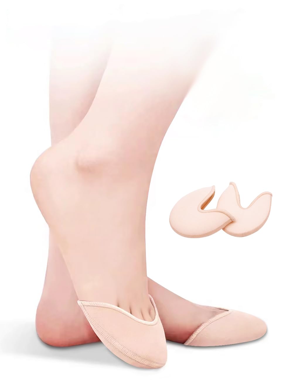 Sanmsoner Ballet Dance Toe Pads for Women Girls Pointe Shoes Toe Cap Covers High Heel Toe Wrapped Protector