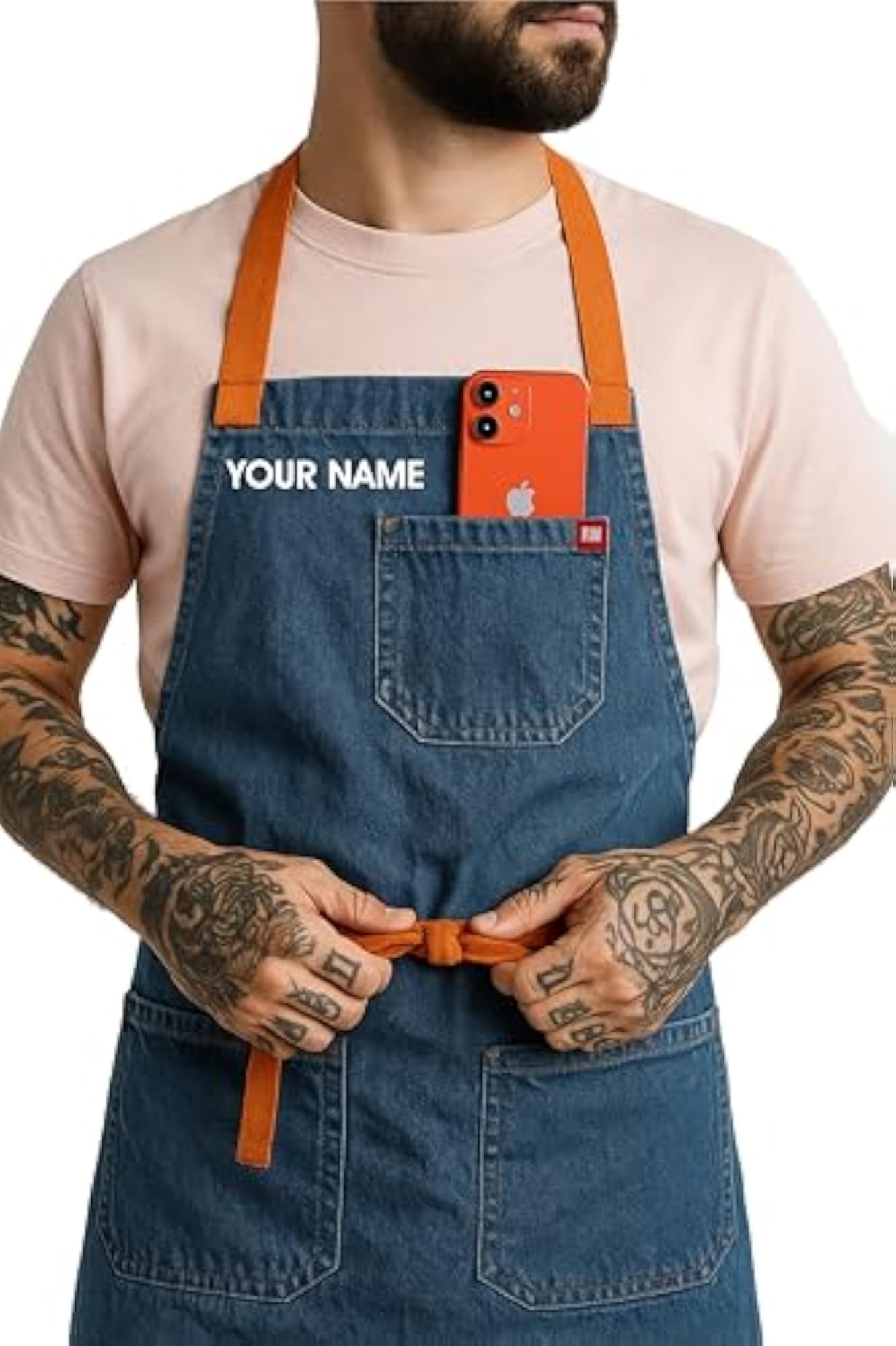 Customized Jeans Denim Apron for Men and Women