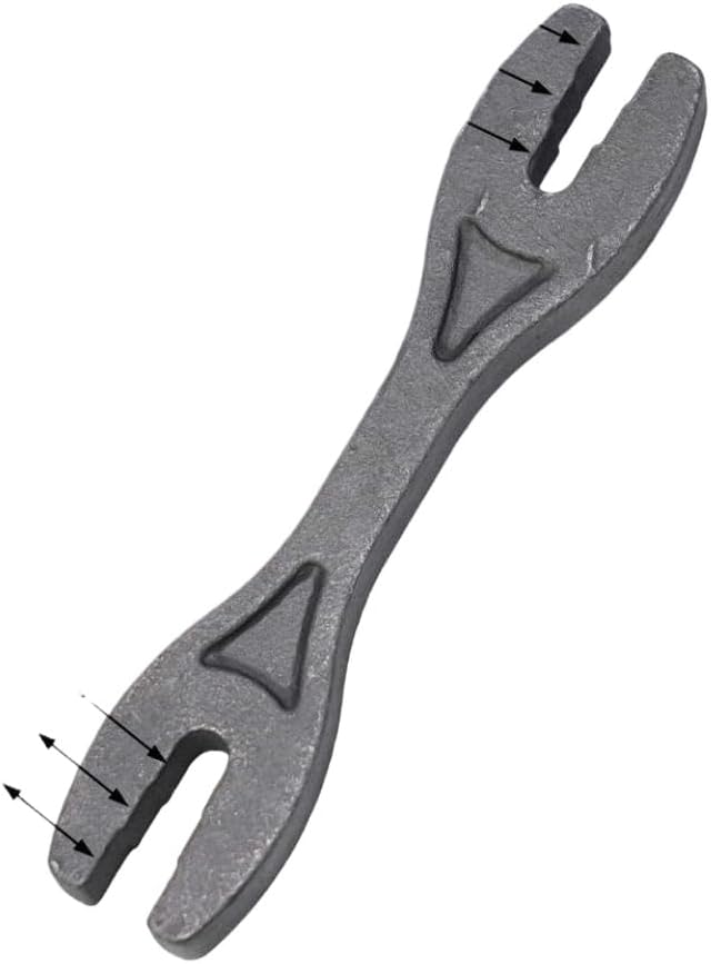 6-in-1 Spoke Wrench for Motorcycle and Bicycle - Compatible with Multiple Spoke Nipple Sizes