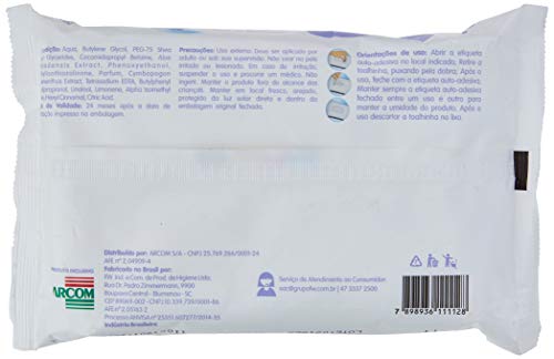 Toalha Umedecida Promo, Isababy, Branca 50 unidades