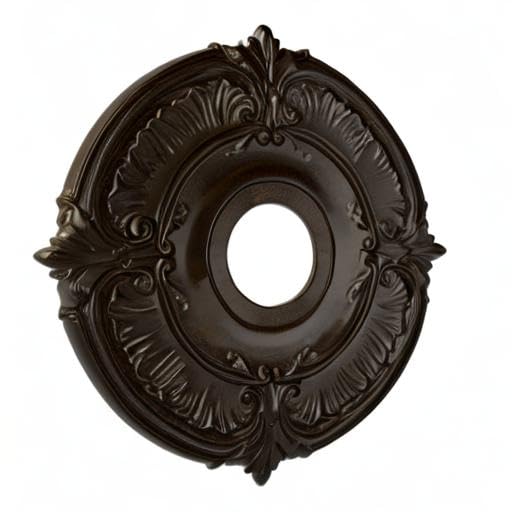 Image of Ekena Millwork CM18ATBZSDecorative Ceiling Medallions Modeled After Original Historical Patterns & Designs, Bronze