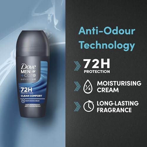 Dove Men+Care Antiperspirant Roll-On 50ml - 72-Hour Protection - Image 3