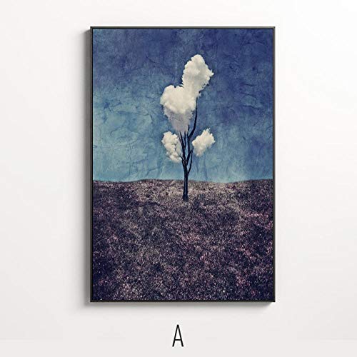 Cuadros de lienzo de árbol de la vida abstracto para decoración del hogar moderna 2