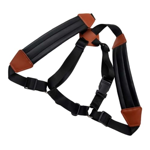 SHOWERORO Saxophone Shoulder Strap Adjustable Double Shoulder Harness with Metal Buckle Durable Design for Saxophone Clarinet Oboe and More Comfortable Fit for All Players