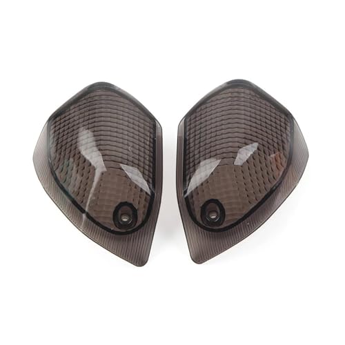 SUTVCM Clignotants Pour ZZR400 1993-2003 Pour ZZR 600 1993-2008 Moto Clignotants Arrière Lentille Indicateur Lumineux(Fumée)