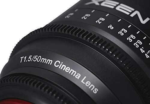 Image of Samyang XEEN 50mm T1.5 Full Frame Professional Cinema Lens for Canon Mount Black
