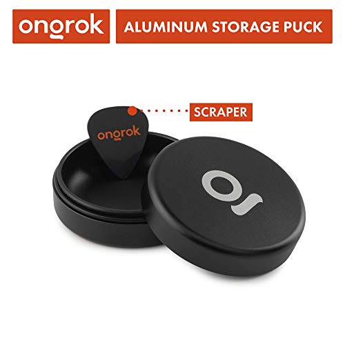 Ongrok Storage Puck, Black, Perfect Size Case To Stash In Your Pocket, Airtight, Preserves Moisture Profile, Smell And Aroma #TOP5