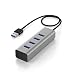 Produktbild KabelDirekt  4-Port USB 3.0 Hub (aus Aluminium, für Mac und PC)  PRO Series