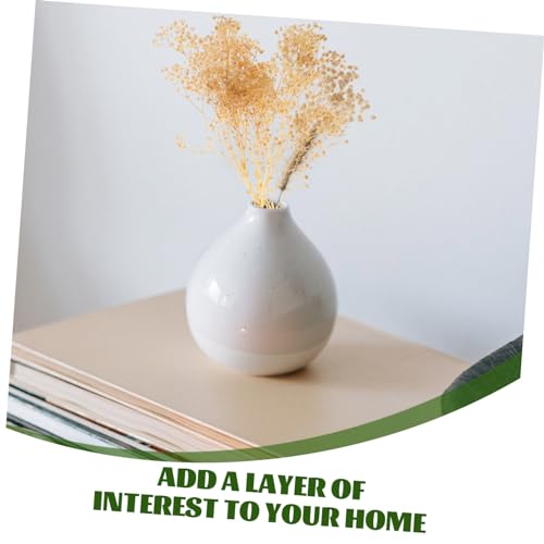 Ramo de flores secas Babysbreath blanco preservado miniatura 7