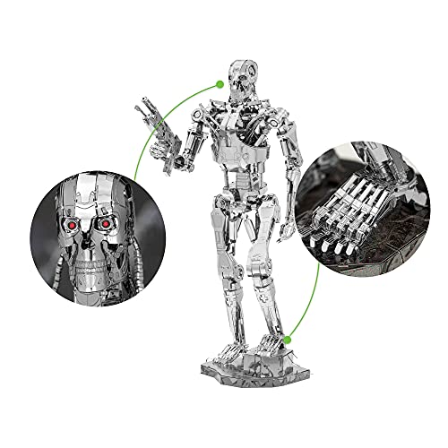 Maqueta de metal de Terminator: puzzle 3D de alta precisión para coleccionistas 6
