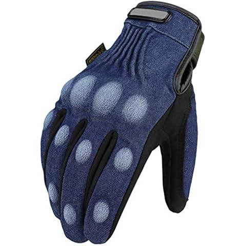 Motorcycle Gloves for Men and Women, Cowboy Blue Full Finger Touchscreen Motorbike Glove Motocross Cycling (XXL, Cowboy Blue) Cover