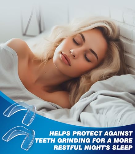 Image of Anti Grinding Guard, Mouth Guard for Grinding Teeth at Night, Night Guards for Teeth Grinding, Reusable Guards for Sleeping, 4 Pack /Small Size, Transparent